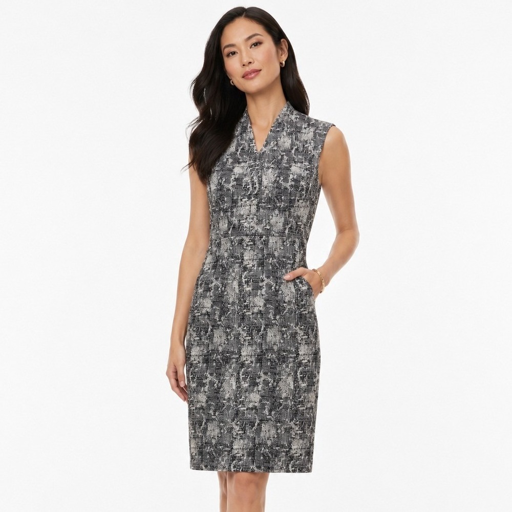 MM.LaFleur The Aditi Crackle Dress Size 4 with‎ Pockets